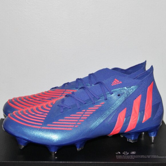 Adidas Predator Edge.1 SG Soccer Cleats Mens 9.5 12 Sapphire Pack Blue main image 8